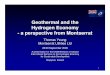 Geothermal and the Hydrogen Economy - a perspective … Geothermal and the Hydrogen Economy - a perspective from Montserrat Thomas Yeung Montserrat Utilities Ltd 28/29 September 2006
