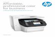 Product guide Affordable, professional color for … guide Affordable, professional color ... HP OfficeJet Pro 8730 and 8740 series offer essential management capabilities. ... (ipm),
