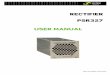 RECTIFIER PSR327 USER MANUAL - E.V.I. Electronics · This manual is a part of the delivered module. Familiarity with the contents of this manual is required for installing and operating