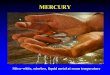 MERCURY - Kuwait University Workshop Lectures/Chemical Spill... · and sealed for disposal. Mercury-containing Thermometers, Thermostats, Switches ... Ethidium bromide Ethidium Bromide