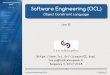 SoftwareEngineering (OCL) LinaYE SoftwareEngineering(OCL)linaye/OCL_GL.pdf · SoftwareEngineering (OCL) LinaYE Introduction Constraints ContextandSelf Invariant Pre-andPost-condition