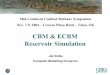 CBM & ECBM Reservoir Simulation · CBM & ECBM Reservoir Simulation Jim Erdle Computer Modelling Group Inc. ... Peter Sammon (CMG, Ltd.) – Technical Coordinator of GEM development