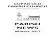 Parish News Final - Cupar Old - The Cupar Old Church Facebook page is now running, to access please use the link on the Church Website, . Existing Facebook users can find it using