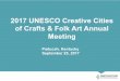 2017 UNESCO Creative Cities of Crafts & Folk Art … UNESCO Creative Cities of Crafts & Folk Art Annual Meeting Paducah, Kentucky ... Thailand Middle East/Africa Bahrain