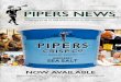 PIPERS NEWS ·  · 2016-06-21PIPERS NEWS What we’re up ... The GBBF is organised by CAMRA and offers ... Festival, The Game Fair, Worcester Beer Festival, Countryfile Live, Ashover