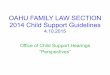 OAHU FAMILY LAW SECTION 2014 Child Support …ag.hawaii.gov/ocsh/files/2012/12/Website-Oahu-FLS-4-10-2015-CSG...OAHU FAMILY LAW SECTION 2014 Child Support Guidelines ... 3,384 2,667