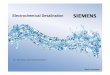 Electrochemical Desalination - SAWEA · and fuel cells are not conducive to seawater desalting & are very expensive ... Electro-osmotic Osmotic. Slide 12 Water Technologies Module