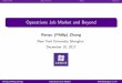 Operations Job Market and Beyond - NYU · Research and Teaching: Operations Management, Business Analytics. Renyu (Philip) Zhang Operations Job Market NYU Shanghai 2/24. About Me