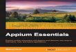 Appium Essentials - WordPress.com · Appium Essentials Credits About the Author About the Reviewers ... Manoj Hans is a senior QA engineer who has rich experience in software testing