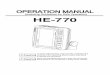 To enjoy safe operation, read and fully understand the … Operati… · To enjoy safe operation, read and fully understand the contents of this Operating Manual before attempting