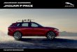 jaguar Gear – Accessories F-pace · 2 3 EXPERIENCE JAGUAR GEAR Your Jaguar F-PACE was designed to handle every twist and turn flawlessly and elegantly. With this in …
