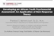 Developing an African Youth Psychosocial Assessment: An ...pubdocs.worldbank.org/en/628571433957235883/APYA... · Developing an African Youth Psychosocial Assessment: An Application