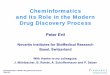 Cheminformatics and its Role in the Modern Drug Discovery ...infochim.u-strasbg.fr/CS3/program/material/Ertl.pdf · and its Role in the Modern Drug Discovery Process ... first tools