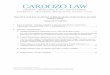 BENJAMIN N. CARDOZO SCHOOL OF LAW • Cardozo...BENJAMIN N. CARDOZO SCHOOL OF LAW ... A. Sample Naturalization Application Cover Letter and Evidence ... BENJAMIN N. CARDOZO SCHOOL
