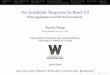 An Academic Response to Basel 3 - University of Waterloosas.uwaterloo.ca/~wang/talk/2013Beijing.pdf ·  · 2014-02-05Regulation Basel 3.5 Question VaR Aggregation Model Uncertainty