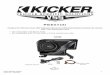 PSIEXT16I - Kicker - 20161005.pdfDesigned for 2016 and newer 1500 Series and Heavy Duty GM® Silverado ... Assembly . Subwoofer Power Harness ... • DO NOT PULL ON MODULE BY GRASPING