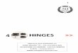 4 HINGES >> 2 - irp-cdn.multiscreensite.com 6 HINGE ASSEBLY CODE 142049 HINGE code 142049 - 3mm thick zinc plated metal sheet - N°2 antifriction nylon washers - Ø6 pin material: