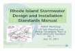 Rh d I l d SRhode Island Stormwater Design and ...cels.uri.edu/rinemo/Workshops-Support/PDFs/SWmanual_Linear LID...Design and InstallationDesign and Installation Standards Manual 