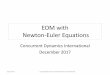 EOM with Newton-Euler Equations - Multibody … dynamics...Skew matrix notation: 0 , if , , 0 ªº «» «» ªº¬¼ «»¬¼ zy z x x y z yx aa a a a a a a a aa gical order in the