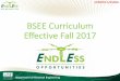 BSEE Curriculum Effective Fall 2017 - Tampa, FL · bsee @ a glance mac 2281 calci (4) mac 2282 calcii (4) mac 2283 calciii (4) egn 3433 mod an eng sys (3) egn 3615 eng econ (3) eel