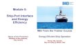Module 5: Ship-Port Interface and Energy Efficiency · Content Introduction to ports and port-area emissions Ship time in port and just-in-time operation Technologies for port air