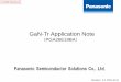 GaN-Tr Application Note - Panasonic Industrial Devices Application Note ... (bridge circuit for high side regeneration) ... negative feedback of the feedback capacitance Crss between