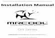 CONTENTS Installation Manual - MRCOOLmrcool.com/wp-content/pdfs/english/mrcool-diy-II-install-manual-4... · For units that have an auxiliary electric heater, ... Install drainage