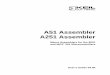 A51 Assembler Reference Manual - University of …midas.herts.ac.uk/helpsheets/A51 Assembler.pdf · A51 Assembler A251 Assembler Macro Assemblers for the 8051 and MCS® 251 Microcontrollers