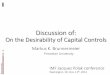 On the Desirability of Capital Controls; by Jonathan ... · •Constrained inefficient due to pecuniary externality Agents take prices as given and don’t internalize that they partially