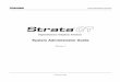 Digital Business Telephone Solutions - Data Centres · Digital Business Telephone Solutions. ... Strata CT System Administrator Guide November 2001 i ... Manual and the Strata CT