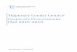 Corporate Procurement Plan 2016-2018 · 2.2 Corporate Procurement Plan 2016-2018 ... document ‘Guidance for Corporate Plan ... both North and South Tipperary had corporate procurement