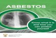 ASBESTOS risk of contracting an asbestos-related disease. The ... The golden rule is always: when in doubt as-sume the material contains asbestos. 13
