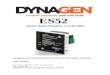 ES52 Manual - dynagen.com Files/MAN-0001R4.0...Lamp Test terminal: Close to +Battery to test LED’s Actual ... • Differential speed sensing inputs (for twisted-pair connection):