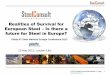 Realities of Survival for European Steel Is there a future ... of Survival for European Steel – Is there a future for Steel in Europe? 23 May 2013, ... WSA, SteelConsult Realities