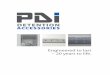 DETENTION ACCESSORIES - PDI€¦ · PDI’s standard and custom specification detention accessories are the most the cost-effective ... SP1000 Stainless steel face plate with perforated