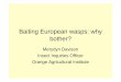 Baiting European wasps: why bother? - Superfine Wines European wasps pics.pdf · Baiting European wasps: why bother? Merydyn Davison Insect Inquiries Officer Orange Agricultural Institute