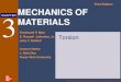 Third Edition MECHANICS OF MATERIALS 212/icerik/3_torsion_2017...SOLUTION: ... MECHANICS OF MATERIALS Edition Beer • Johnston • DeWolf 3 - 24 Example 3.08/3.09 A solid circular