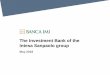 The Investment Bank of the Intesa Sanpaolo group0aa2a31d-25b4-4f5d-b5b5... · Intesa Sanpaolo is the leading banking group in ... by proprietary trading and investment activity, in