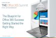 The Blueprint for Office 365 Success Right Waygo-planet.com/wp-content/uploads/2016/10/O365-Summit-Blueprint-for... · The Blueprint for Office 365 Success Getting Started the Right