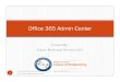 office 365 Admin Training - Sps Events · Office 365 is a subscription-based service which offers ... You can also use this page to set up single sign-on and directory synchronization