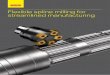 Flexible spline milling for streamlined manufacturing€¦ · DIN 5480, ANSI B92.1, ISO 14. Other profiles on demand. Tool diameter range: 30–125 mm (1.5–5 inch) Couplings: Coromant