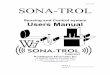 Price $ 5.00 SONA-TROL - Waddington Electronics Inc. · CALIBRATION ... SONA-TROL installed in a storage tank, can be used to control the level of liquids or solids. SONA-TROL can