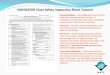 SCOUT Class Safety Inspection Sheet Tutorial - marine … Competition/2016... · Electrical – All electrically ... NAVIGATOR Class Safety Inspection Sheet Tutorial 2.0 Physical