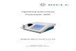 Operating Instructions Photometer 4040 - RIELE …e_22.docx / 06.10.17 ROBERT RIELE GmbH & Co KG Page 5 CONTENTS CONTENTS 1 INTRODUCTION TO PHOTOMETER 4040+7 …