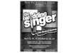 Wedding Singer - Squarespacestatic1.squarespace.com/.../1372216290408/Wedding+Singer.pdf · Being a part of The Wedding Singer has been a ... It's Your Wedding Day Dan Bottyan, Jake
