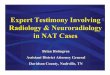 Expert Testimony Involving Radiology & Neuroradiology in ... Abuse/Holmgren... · † SDH/SAH (1-2 TBL volume ... Chadwick & Krous, “Irresponsible Testimony by Medical Experts in