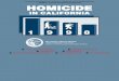 CALIFORNIA DEPARTMENT OF JUSTICE OFFICE OF … · CALIFORNIA DEPARTMENT OF JUSTICE OFFICE OF THE ATTORNEY GENERAL . CRIMINAL JUSTICE INFORMATION SERVICES . HOMICIDE. HOMICIDE IN CALIFORNIA