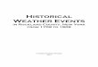 Historical Weather Events - Genealogical Society of …rocklandgenealogy.org/Weather-RocklandCo-1709-1909.… ·  · 2012-09-18HISTORICAL WEATHER EVENTS IN ROCKLAND COUNTY, NEW YORK