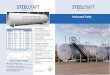 Horizontal Tanks Spread (Page 1) - Steelcraft · Horizontal Tanks 6007 37 Street, Innisfail, AB T4G 1S7 Ph: 4032271861 Fx: 4032270318 Toll Free: 8006612851 3912 69 Avenue, Edmonton,