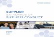 SUPPLIER STANDARDS OF BUSINESS CONDUCT - Northrop Grumman · SUPPLIER STANDARDS OF BUSINESS CONDUCT ... highest standards of behavior, ... must fully and accurately represent the